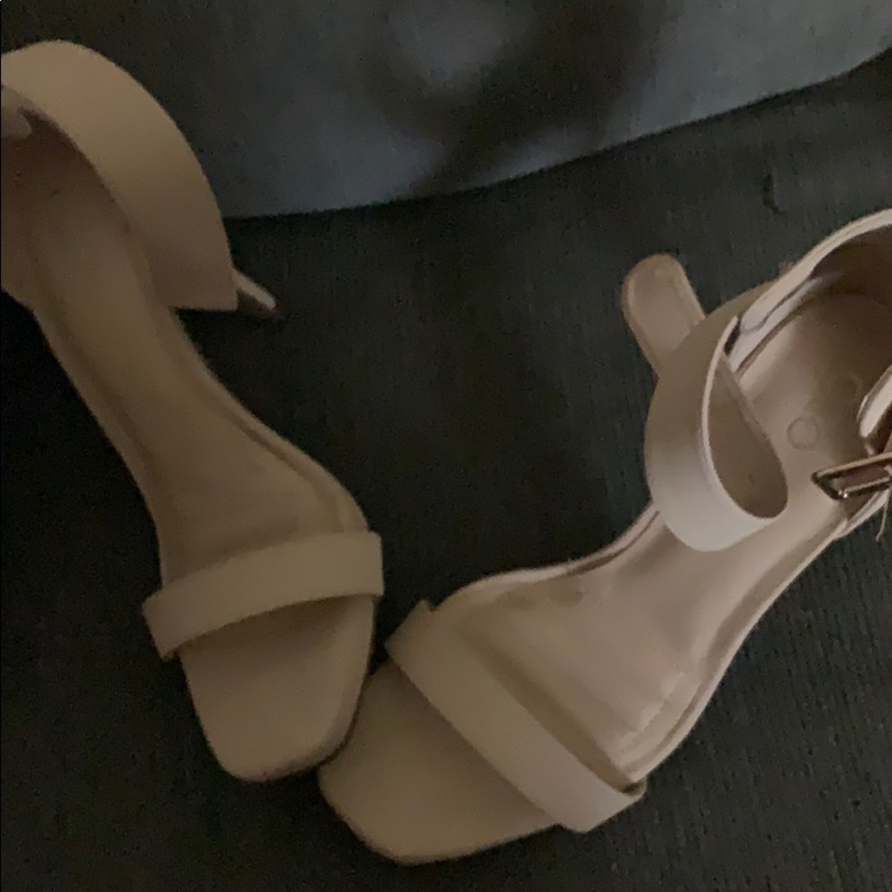 Nude colored heels from Cato